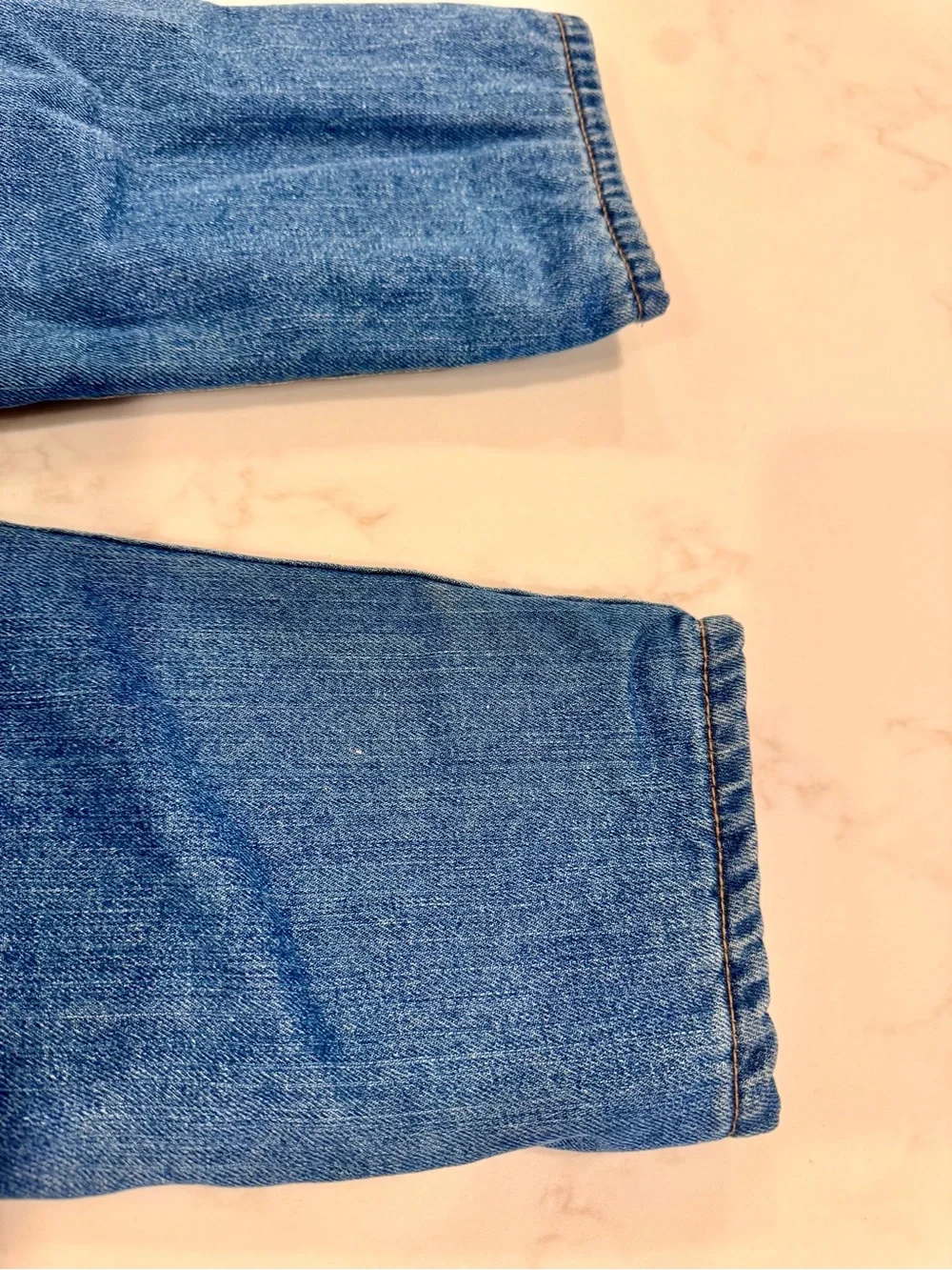 OshKosh B’gosh Fleece Lined Denim Overalls 3T Pink